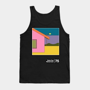 Quiet Sun - Minimalist Style Graphic Design Artwork Tank Top